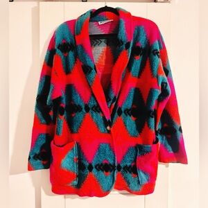 Vintage 90s Westbourne Southwestern Fleece Jacket
